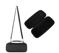 FUANA Funda de almacenamiento EVA para Bose SoundLink Plus, 31 x 13 x 10 cm, funda protectora impermeable con compartimento para accesorios, cable de auriculares negro