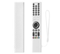 FUANA Funda de silicona para mando a distancia para Xiaomi XMRM-P3, funda protectora a prueba de golpes con 360° de resistencia al polvo y humedad, agarre antideslizante, color negro y blanco