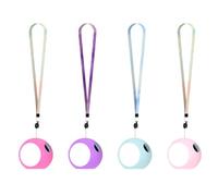 FUANA Funda de silicona para Punirunes Virtual Pet Funda protectora con diseño a prueba de golpes, ligera y resistente a los arañazos, 8,1 x 7,5 x 6 cm, para cable de auriculares azul/morado/rosa/rojo