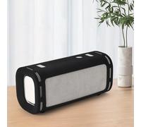 FUANA Funda de silicona para Sony ULT Field 5, se adapta a 325 mm x 128 mm x 148 mm, funda protectora ligera para altavoz con resistencia a los arañazos, cable de auriculares negro