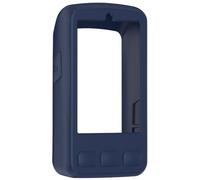 FUANA Funda de silicona para Wahoo ELEMNT BOLT 3/V3, protección anticaídas, diseño ligero y duradero, 99,4 x 55,9 x 21,5 mm, color negro medianoche en azul V3