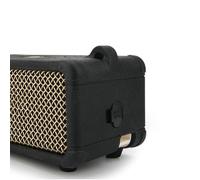 FUANA Funda para altavoz de silicona a prueba de golpes con correa ajustable para Marshall Emberton III, cable de auriculares negro