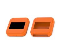 FUANA Funda protectora de silicona para NETGEAR Nighthawk M6 para Pro, funda de parachoques con recortes precisos, para diseño negro y naranja