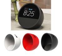 FUANA Funda protectora de silicona para Spot 2024, a prueba de polvo y resistente a los golpes, con recortes precisos para Echo, cable de auriculares negro