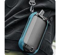 FUANA Funda protectora para Bose SoundLink Flex, tela Oxford duradera con EVA para protección contra golpes, cubierta de altavoz portátil ligera para cable de auriculares de viaje