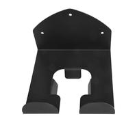 FUANA Gancho de pared para almacenamiento de garaje - Organizador de herramientas de metal resistente, 15 x 15 x 10 cm, negro y naranja negro