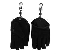 FUANA Guantes de trabajo de cuero vacuno para altas temperaturas, diseño antideslizante ignífugo, ideal para soldadura a la parrilla y trabajo de jardín resistente (negro)