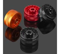 FUANA Herramienta de extracción de instalación de pedalier para 44 mm, BBR-60, FSA-386, DUB16T, BB-9100 - Aleación de aluminio, 55,5 x 31 mm, ligero 98 g con llave de trinquete de 0,4 pulgadas, kit de