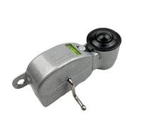 FUANA Herramienta de marcado de tiza de aleación de aluminio para carpintero con nivel de burbuja de precisión para medición y diseño precisos, color plateado