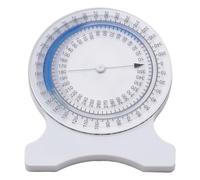 FUANA Herramienta de medición de articulaciones inclinómetro de burbujas para fisioterapia y evaluación de la columna vertebral, mide el rango de movimiento para cuello, hombros, caderas, muñecas y