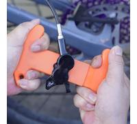 FUANA Herramienta de reinicio de pistón de freno hidráulico para Shimano y Sram con cuñas de plástico de 25 mm/35 mm, kit de reparación de bicicletas de diseño ligero a prueba de corrosión