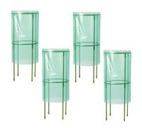 FUANA Jaula multifuncional para protección de plantas para verduras y arbustos, protección contra el viento, aves de corral e insectos, cubierta de jardín reutilizable con película de polietileno