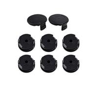 FUANA Juego de bobinas de recortadora Bosch ART 24, 27, 30 y ART 30-36 LI, modelo de repuesto F016800351, paquete de 6 con 2 cubiertas de bobina, 55 x 24 mm, doble línea