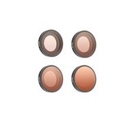 FUANA Juego de filtros ND/PL ajustables para Insta360 GO Ultra, kit de 4 piezas con ND8/PL, ND16/PL, ND32/PL, ND64/PL, vidrio óptico, compacto, 7,2 x 7,2 x 1,7 cm