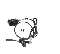 FUANA Juego de frenos de bicicleta eléctrica con disco hidráulico delantero y trasero de 160 mm, 180 mm para apertura de 44 mm, DOT 4, solo 2 pines, interfaz SM, kit de reparación de bicicletas