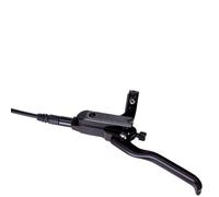 FUANA Juego de frenos hidráulicos para bicicleta de montaña, pinza de presión de aceite de 4 pistones, aluminio forjado, tubo delantero de 800 mm/trasero de 1450 mm, para entusiastas del ciclismo, kit