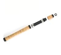 FUANA Kit de mango de caña de pescar con agarre de corcho y asiento de carrete para construcción o reparación de bricolaje, 340 mm de longitud total, compatible con carretes giratorios