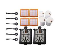 FUANA Kit de piezas de repuesto para aspiradora Shark AI Ultra 2 en 1 con 2 filtros de asiento de recogida de polvo, 3 pares de cepillos laterales, 4 filtros y 4 juegos de filtro de algodón para