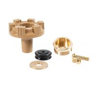 FUANA Kit de reparación de grifo exterior, modelo 14, 17, 18, juego de válvulas de mango de metal con embalaje EPDM y soldadura, incluye tuerca de tornillo para reparación de fugas de arandela