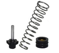 FUANA Kit de reparación de válvula de aire 131-303 131-50 231G-51 compatible con Ingersoll Rand 231G 231H 231HA 231HP 231XP llave de impacto neumática, juego de válvulas de acelerador de goma y metal