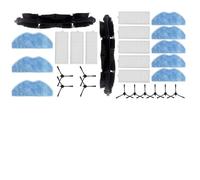 FUANA Kit de repuesto de 11 piezas para robot MEDION X10 SW para aspiradora, para filtro de cepillo lateral principal, trapeador, juego de accesorios para A