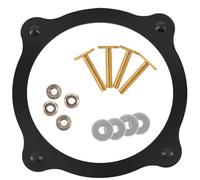 FUANA Kit de sellado de brida de piso de inodoro RV para modelos Dometic y Sealand con accesorios de montaje, repuesto de silicona negra para cerradura de puerta 385310063