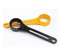 FUANA Llave de pedalier 6 en 1 12T 16T, herramienta para SRAM DUB GXP FSA-386 MT800 BB9000 46 mm, kit de reparación de bicicletas de aleación de aluminio