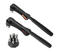 FUANA Llave dinamométrica de bicicleta 3-10Nm/10-20Nm con juego de puntas hexagonales y Torx para herramientas de reparación de bicicletas y motocicletas, kit de reparación de bicicletas