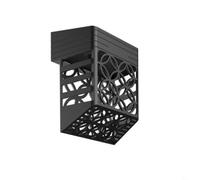 FUANA Luz LED solar para valla de jardín con carcasa impermeable IP55, lámpara de pared decorativa para exteriores con sensor automático del atardecer al amanecer para patio de camino (1)