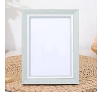 FUANA Marco de fotos de resina para mesa o pared, 5/6/7/8/10 pulgadas y tamaño A4, adorno de decoración del hogar con panel trasero de MDF de 5 pulgadas