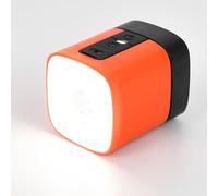 FUANA Mini bomba de aire eléctrica portátil con luz LED, recargable USB-C de 2600 mAh para inflar y aspirar rápidamente, diseño compacto para cable de auriculares de viaje al aire libre