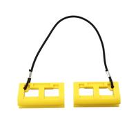 FUANA Motor fuera de borda con bloqueo de dirección, dispositivo de seguridad de 4 pulgadas, eje de 3/4 pulgadas, antirrobo para protección de motores de barco, transporte y almacenamiento, color