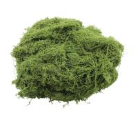FUANA Musgo artificial realista para manualidades y decoración del hogar, fibra de poliéster, verde claro, 50 g/100 g/200 g