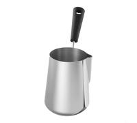 FUANA Olla calentadora de mantequilla de leche de acero inoxidable 304 con asa, para mini sartén de fusión para mantequilla, chocolate, café y jarabe con boquilla de vertido Home (escala interior de