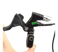 FUANA Palancas de freno de bicicleta eléctrica para bicicleta eléctrica, frenos de manillar de aluminio con función de estacionamiento, cable de 40 cm, kit de reparación de bicicleta de montaje de