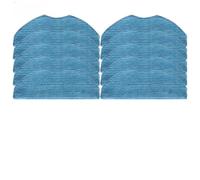 FUANA Paños de repuesto para robot aspirador Tapo RVA300, RV10, RV10 Plus, RV30, RV30 Plus, 10 unidades, almohadillas de limpieza de microfibra, color azul