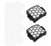 FUANA Paquete de 10 filtros de repuesto para Shark LA401 LA555 LA700 LA300 LA301 LA322 LA351 LA500 LA502 LA360 LA362 LA455 LA702 Navigator Vacuum Cleaner Part HEPA Filtros