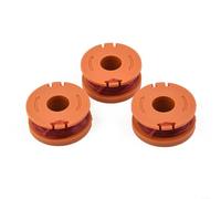 FUANA Paquete de 3 bobinas y línea compatibles con Worx WG150 WG160, para McGregor MCT2X1825 CLGT18LG, para ALLISTER MGTP 18Li, piezas de repuesto de césped inalámbrico WX150
