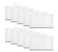 FUANA Paquete de 4 o 10 filtros lavables para Midea VCR11 VCR11W VCR11B VCR MI6BK y MI6WH, papel de filtro de repuesto con diseño fácil de limpiar para filtración continua (paquete de 10)