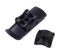 FUANA Paquete de 5 soportes de navegación para bicicleta Garmin Oregon Dakota etrex 10 20 30 GPSMap 62 62S soporte de plástico negro con bridas para cables kit de reparación de bicicletas