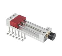 FUANA Para mini máquinas de grabado de tornillo de banco, para máquinas de perforación CNC y pequeñas mesas de soldadura LTY-59100 portabrocas con ranura, aluminio + cuerpo de metal, 304 para