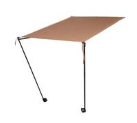FUANA Parasol para silla UV Moon con UPF50+ para protección, toldo ajustable Helinox y sillas de camping, toldo ligero de poliéster 420D con marco de aluminio, color negro