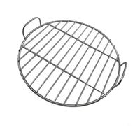 FUANA Parrilla de acero inoxidable con asa, se adapta a WEBER 7432, parrilla de carbón vegetal de 57 cm, fácil reemplazo de barbacoa al aire libre (45 cm)
