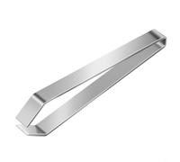 FUANA Pinzas profesionales de acero inoxidable, removedor de mariscos estilo pinza, para uso doméstico y exterior (borde plano)