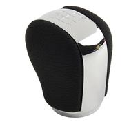 FUANA Pomo de palanca de cambios de coche de 6 velocidades para Nissan Skyline para Primera, palanca de cambios cromada, cubierta de palanca de cambios manual, adaptador de perillas de cambio