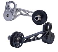 FUANA Prensatelas de cadena de desviador trasero para Brompton Cline Pline Tline, bloqueo de tornillo para rueda guía de nailon para configuración de velocidad 5/6/7 (A)