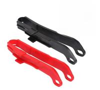 FUANA Protector de guía deslizante de cadena de goma para motocicleta XR250R 91-04, XR400R 96-04, XR600R 91-00, XR650L 93-19 - Kit de reparación de bicicletas negro/rojo