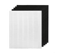 FUANA Purificador de aire HEPA y filtro de carbón activado para Coway AIRMEGA AP-1512HH 1518R, parte fácil de instalar con almohadilla multicapa (1+4)