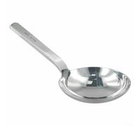 FUANA Sabatier - Espumadera profesional de metal grande - Cuchara de cocina de acero inoxidable pulido satinado para escurrir aceite de freír, servir verduras hervidas o pasta. (pequeño)