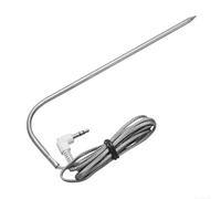 FUANA Sensor de sonda de carne para parrillas Traeger, repuesto de sonda de temperatura de acero inoxidable con conector de 3.5 mm, termopar resistente al calor para termostatos digitales de barbacoa